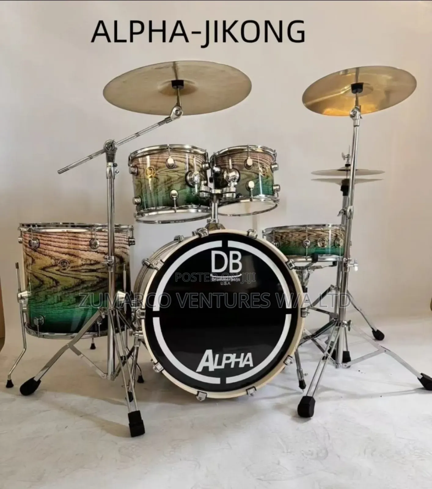 Db (Alpha Jikhong) Professional Drum Set