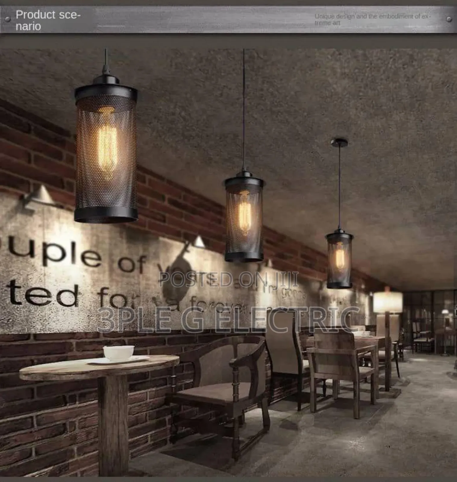 Simple Single Dropping Pendant Light