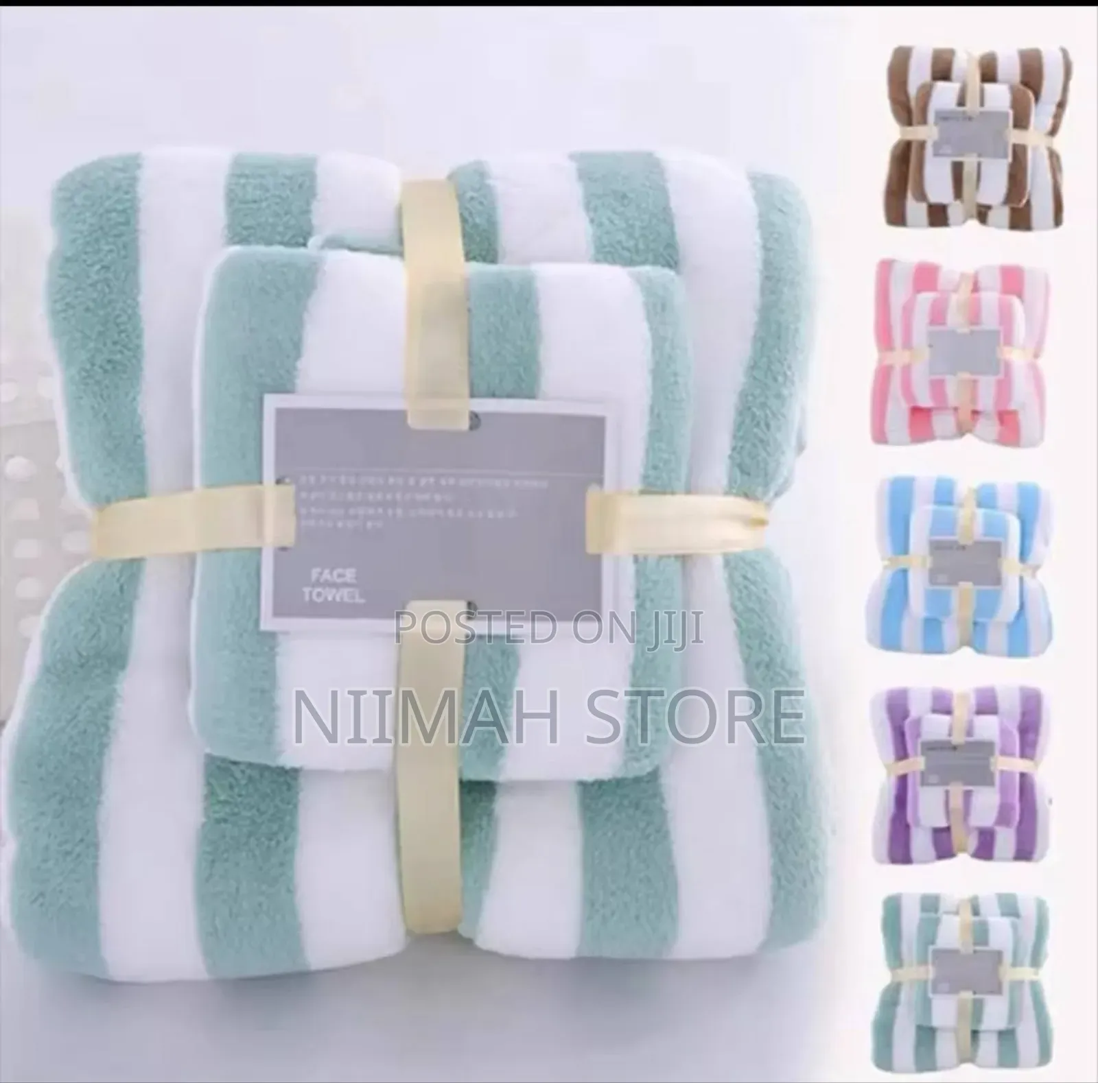 2in1 Pattern Bath Towels