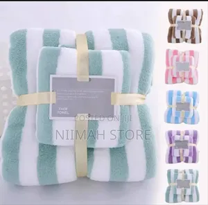 2in1 Pattern Bath Towels