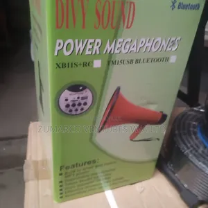 Divy Sound Power Megaphone With Usb and Bluetooth