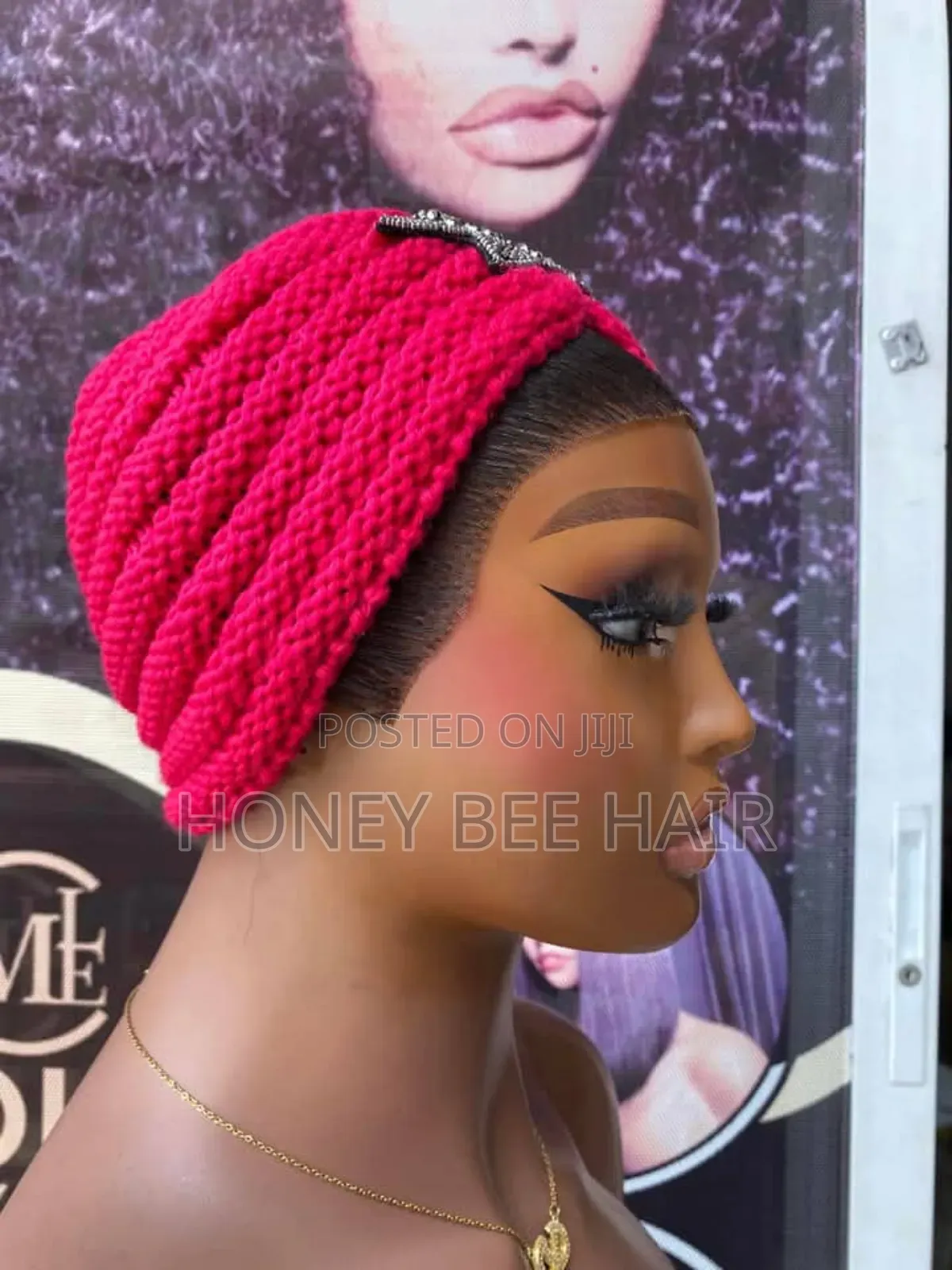 Styled Glueless Frontal Turban