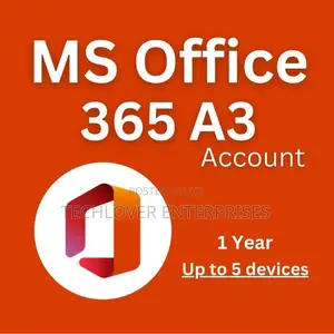 Microsoft Office 365 A3 Account 5 Devices 1 Year