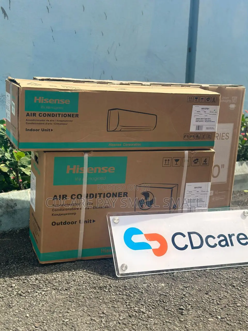 Pay Small Small Hisense 1.5hp Air Conditioner on Cdcare.App