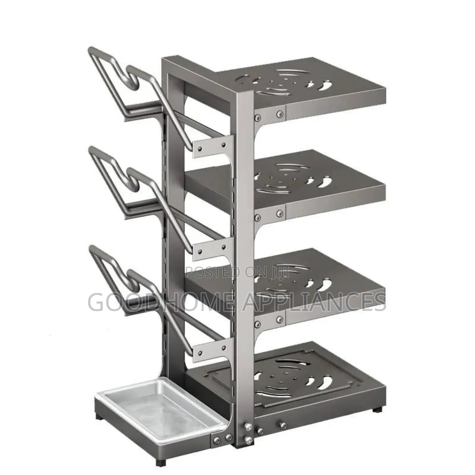 4-Layer Under-Sink Pot Rack
