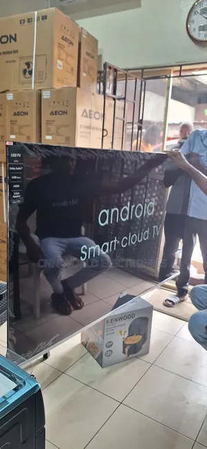 New Lg 85" Android Smart Flameless Netflix Youtube App