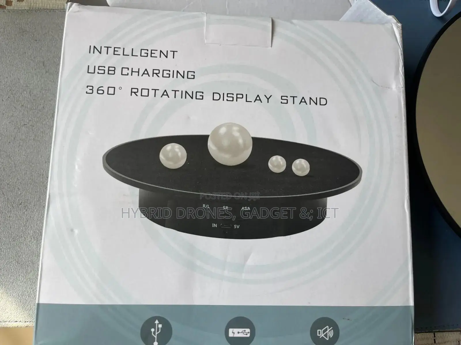 360 Electric Rotating Display Stand