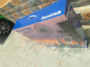 Original 18" Duravolt 3in1 Standing Fan With" Solar Panel "