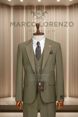 High Luxury Marco Loreno Turkish 3pis Suit for Men of Class