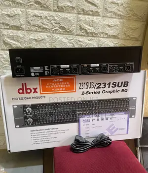 DBX 2-Series Graphics Eq 231/231 Sub Double Equalizer