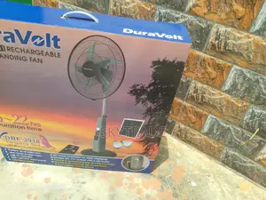 The New in Duravolt 18" Rechargeable Fan + Remote