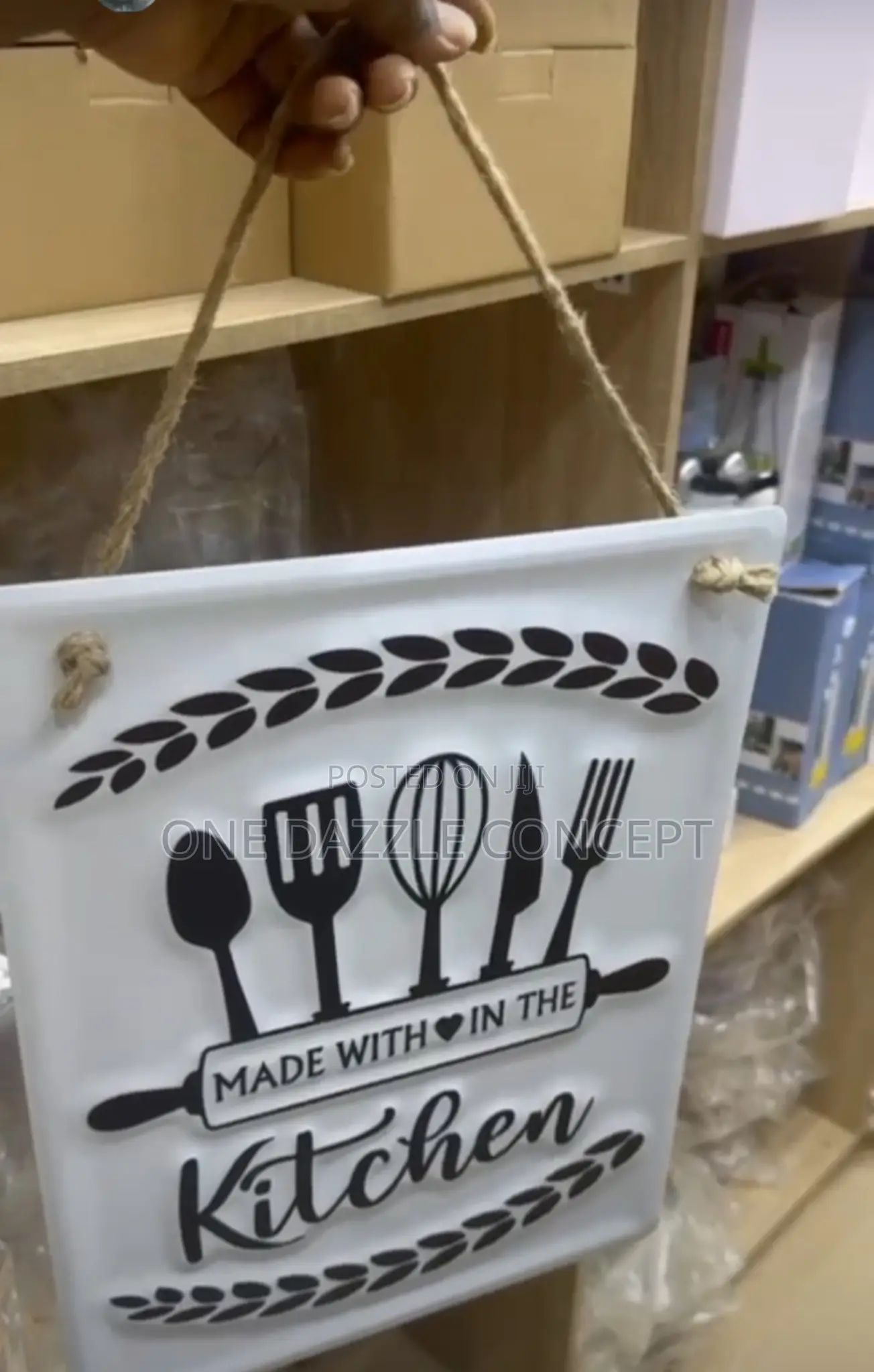Kitchen Rules / Hanging Decor (30x40cm)