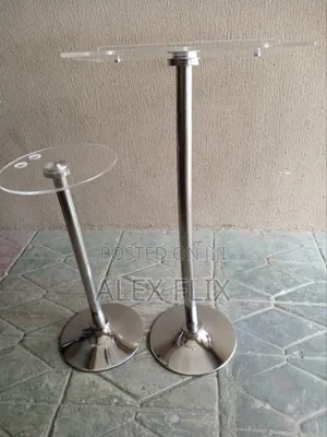 Acrylic Pulpit With Mic Space