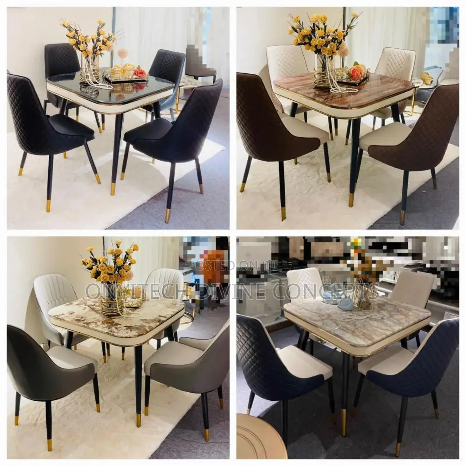 Luxury Dining Set by 4