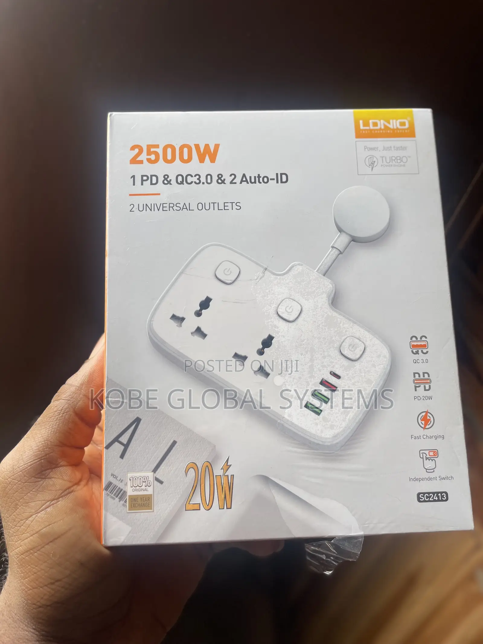 Ldnio Sc2413 2 Universal Outlet Power Sockets