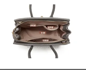 Khaki Quality Lether Ladies / Women Hand Bag06