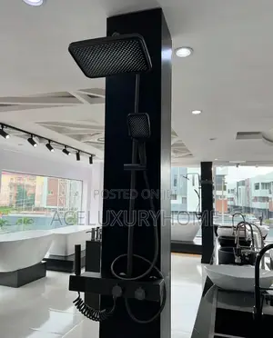 Shower Quality Plain Black