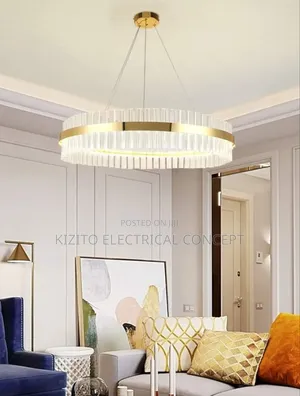 Crystal Glass Chandelier for Living and Dining Room Fixture