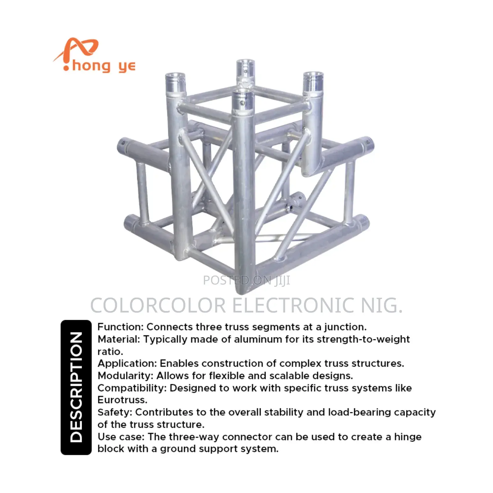 3 Way Angle Connector