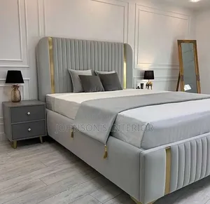 Executive Bed Frame With High Headboard