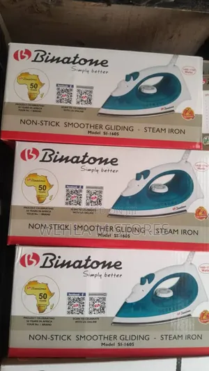Binatone Non Stick Smoother Gliding Steam Iron - Si 1605