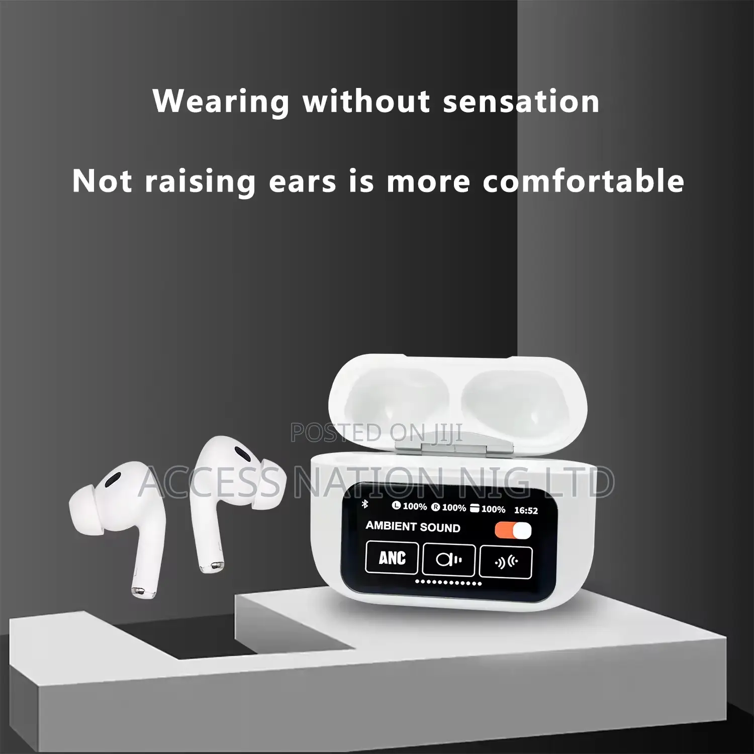 A10 Pro Anc+Enc TWS Airpod Pro With Transparent Casing
