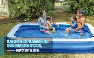 Photo - Inflatable Swimming Pool With Pump (Big Size)