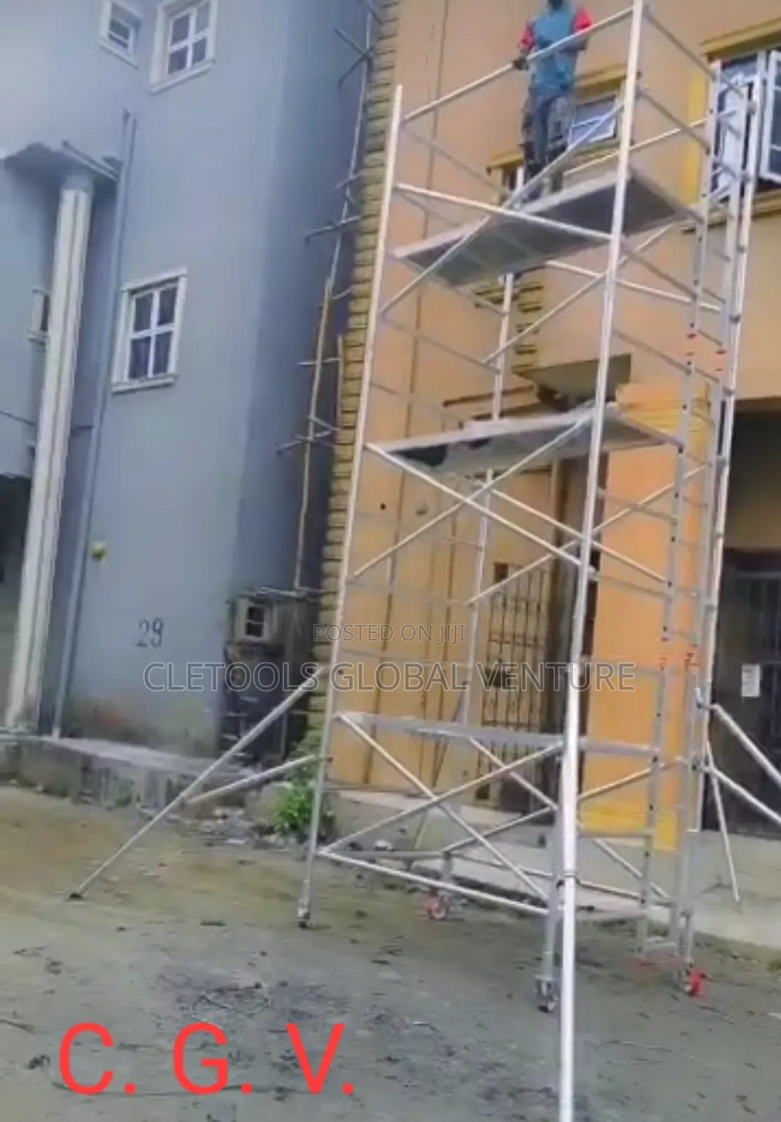 Aluminum Scaffolding Ladder 6meters