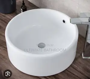 Perfect Round Counter Top Basin Without Tap Hole