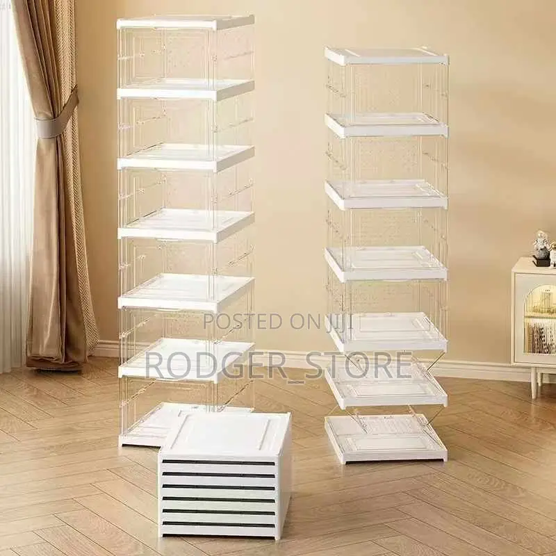 6layers Clear Transparent Shoe Rack