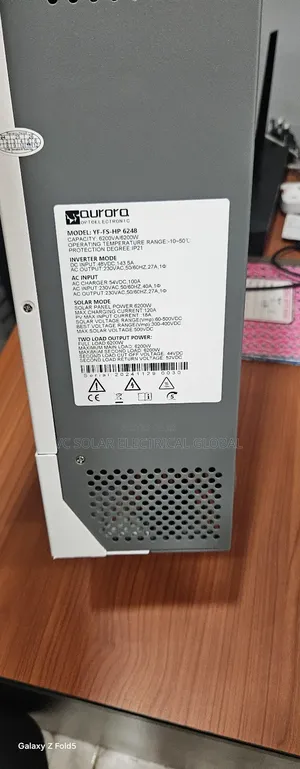 Aurora 6200w Solar Parallel Inverter 6.2kva