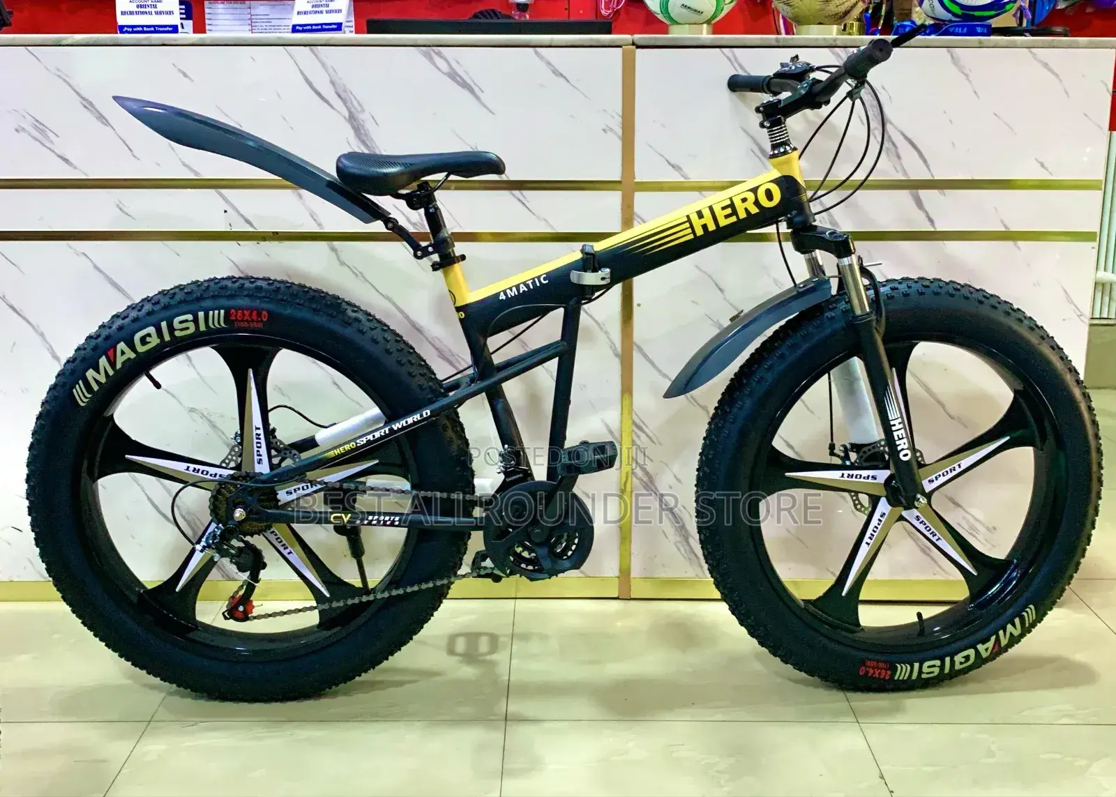 Big Alloy Tyre Foldable Bicycle