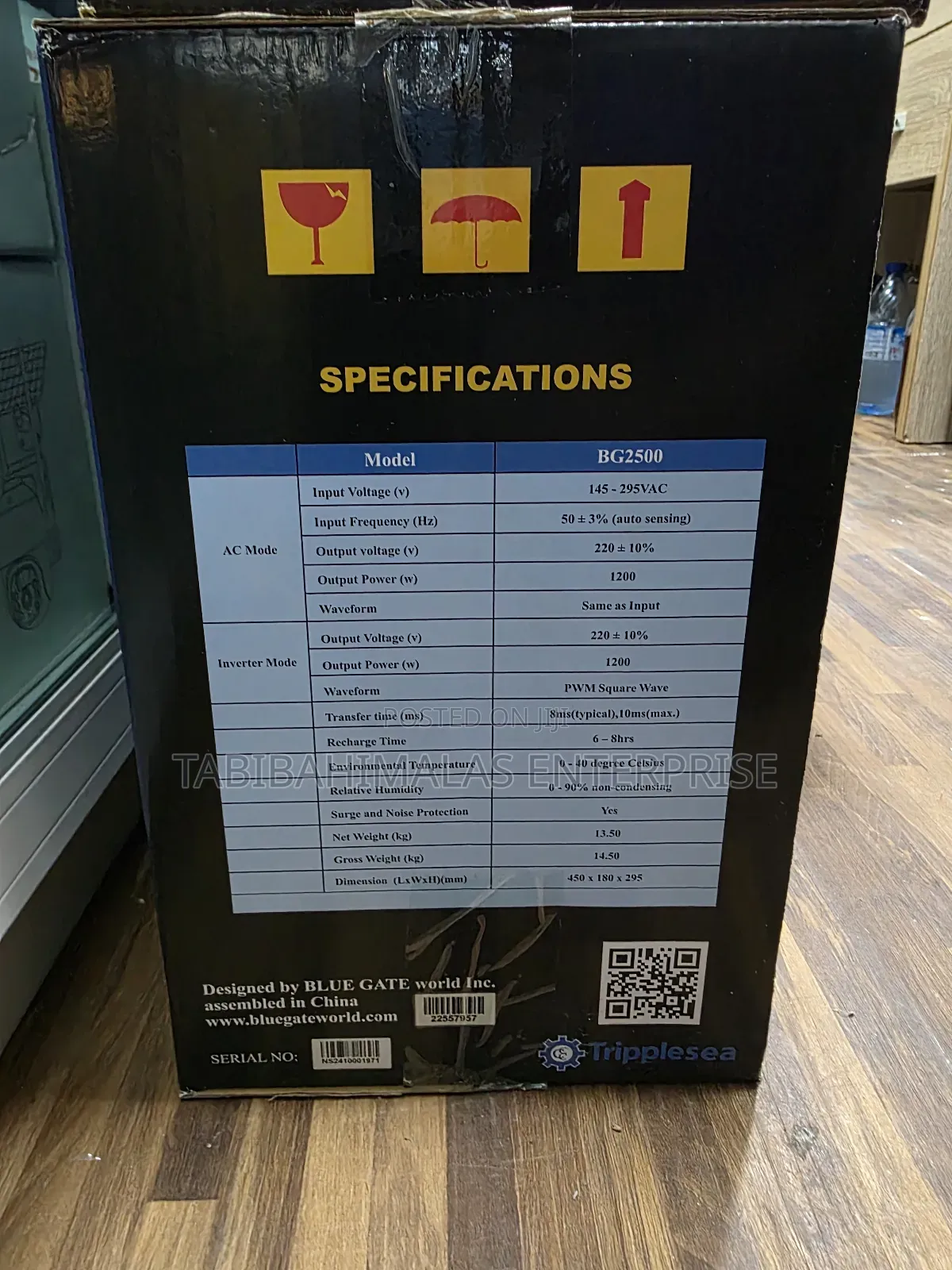 Bluegate 1.2kva Ups Plastic