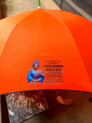 Mature Branding on Umbrellas