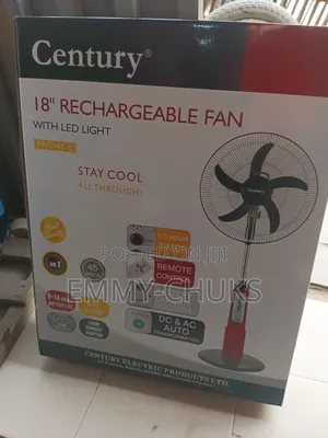 Century 18" Rechargeable Fan