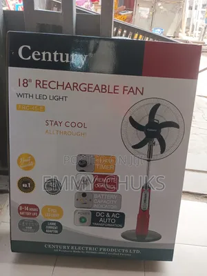 Quality Century 18 Inch Rechargeable Fan