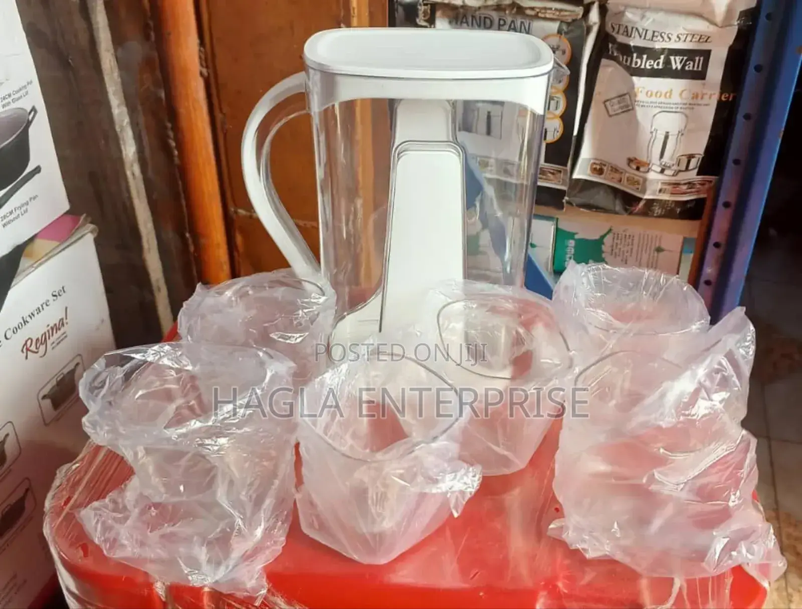 2000ml Acrylic Jug With 6cups