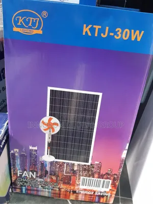 Rechargeable Solar Fan