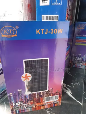 Ktj Rechargeable Solar Fan
