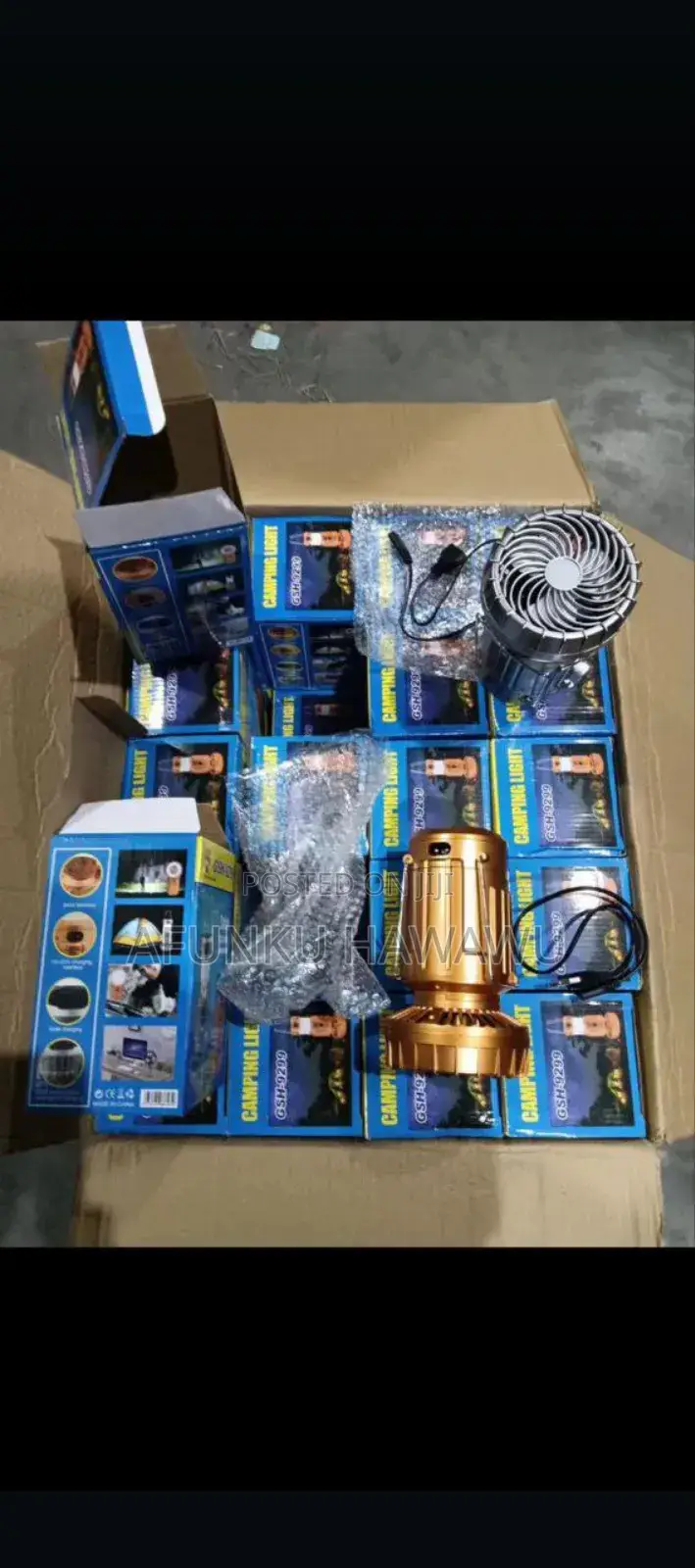 Solar Lights and Fan
