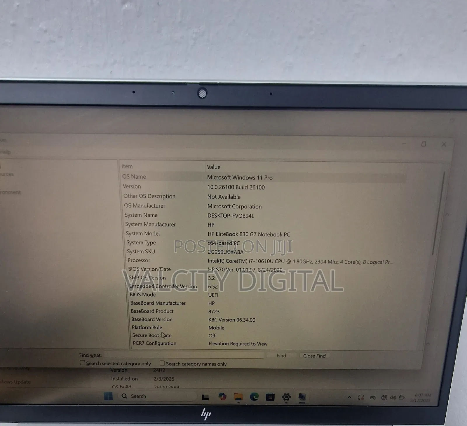 Laptop HP EliteBook 830 G7 16GB Intel Core i5 SSD 1T