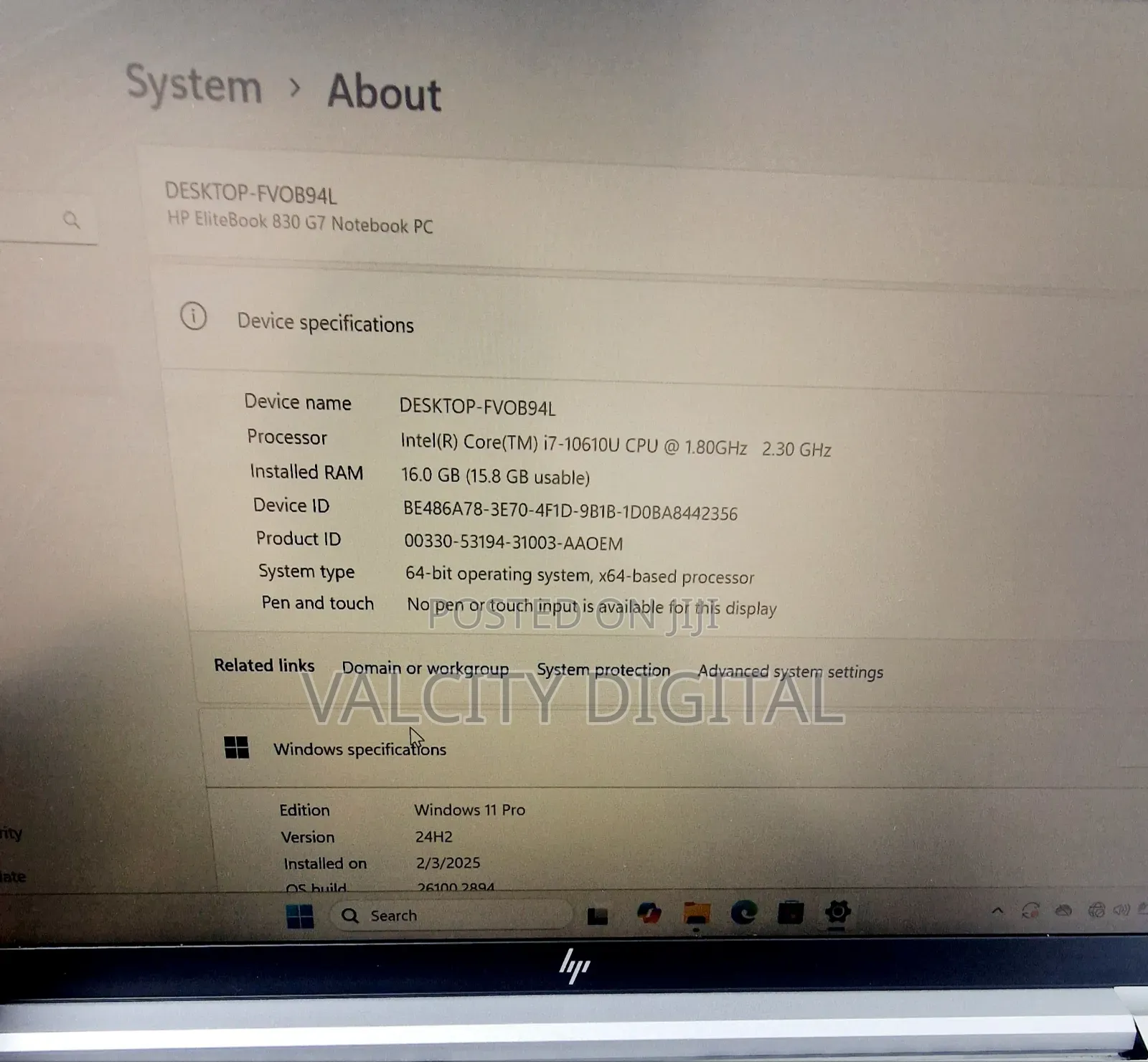 Laptop HP EliteBook 830 G7 16GB Intel Core i5 SSD 1T