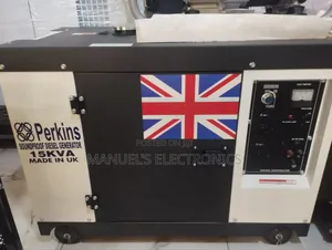 Perkins Diesel Soundproof Gen Model Sp15000(12kva)100% Coppe
