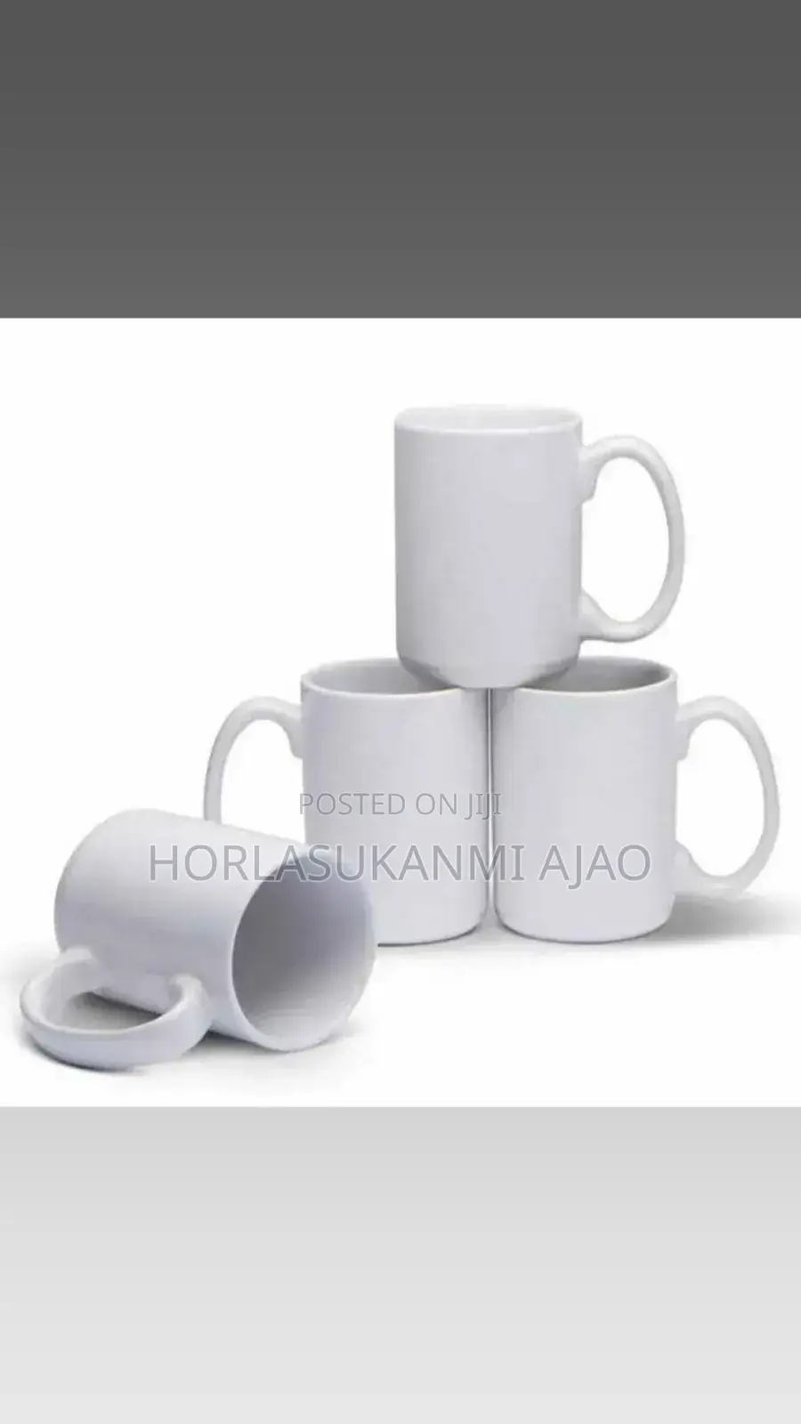 White Colted Mug