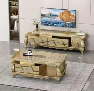 Complete Set of Royal Tv Shelves and Center Table