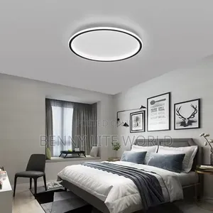 Led Ceiling Light Flush Mount Fixture 3 Color Dimming.