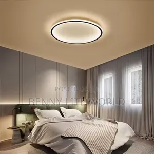 Led Ceiling Light Flush Mount Fixture 3 Color Dimming.