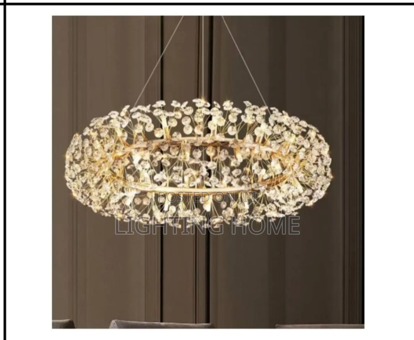 Round Crystal Nodic Pendant  By 600 Mm