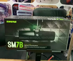 Shure Sm7b Vocal Dynamic Microphone for Broadcast, Podcast