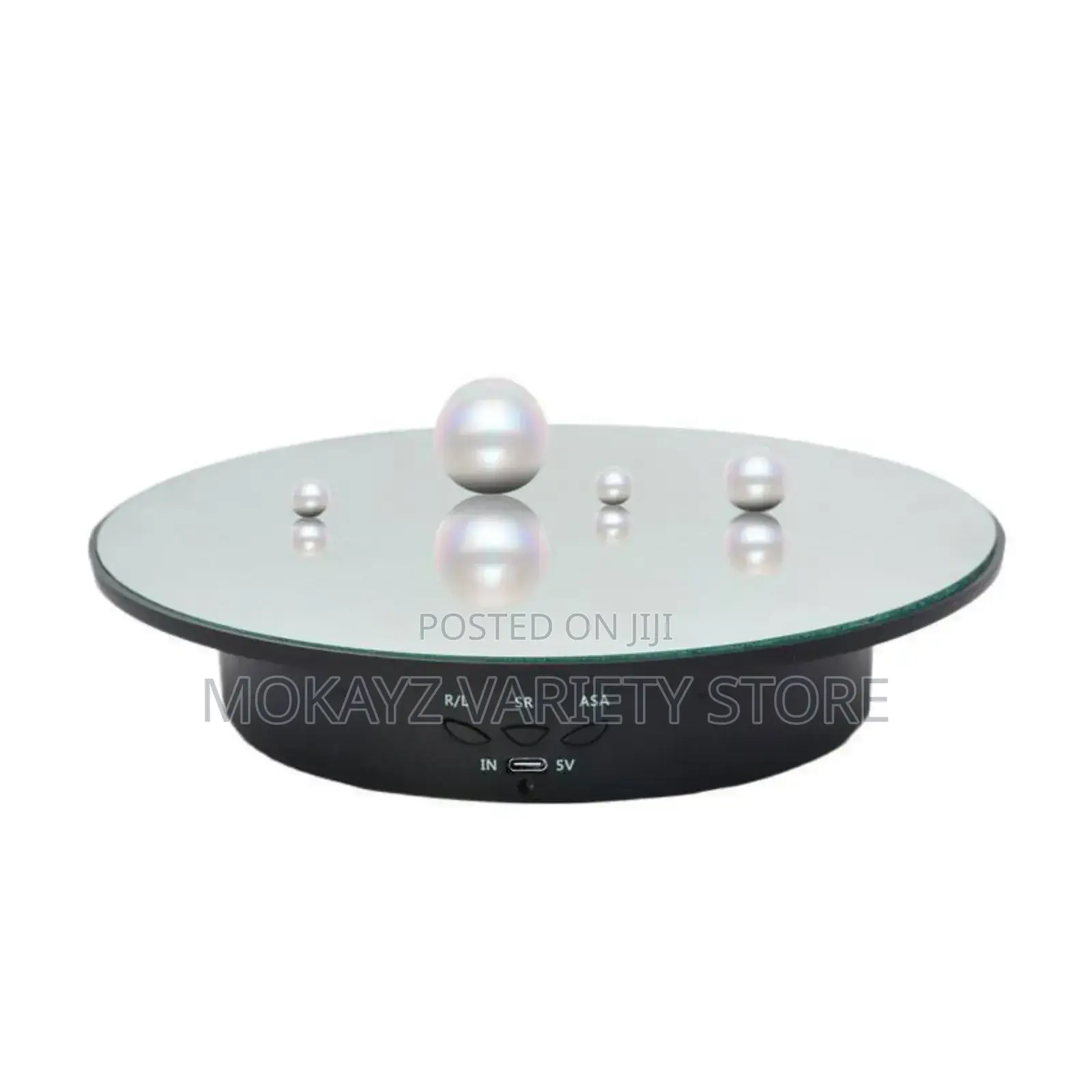 360 Degree 20cm 3 Speed Mirror Top Rotating Table
